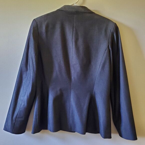 APOSTROPHE Stretch Blazer Womens Size 12 Gray Wear to Work Career - Picture 6 of 12